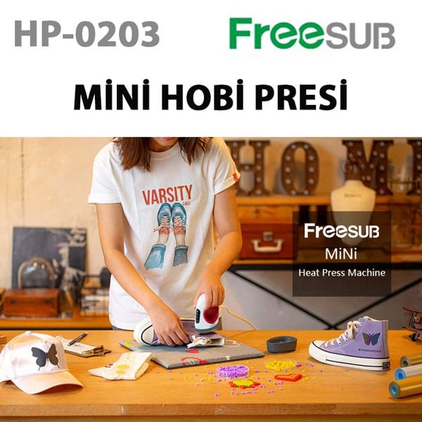 Freesub Mini Hobi Transfer Baskı Presi