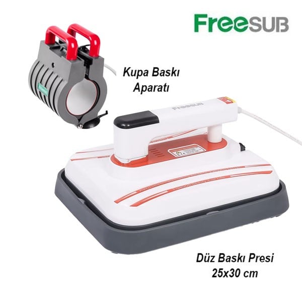 Freesub Transfer Baskı Presi 25x30 cm