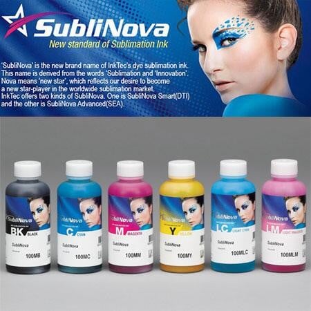Inktec Sublinova Sublimasyon Mürekkebi  ( 100 ml / kırmızı )