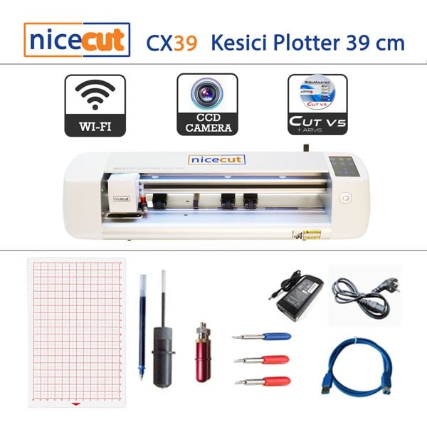 NICECUT Smart CX39 Masaüstü Kesici Plotter 39 cm