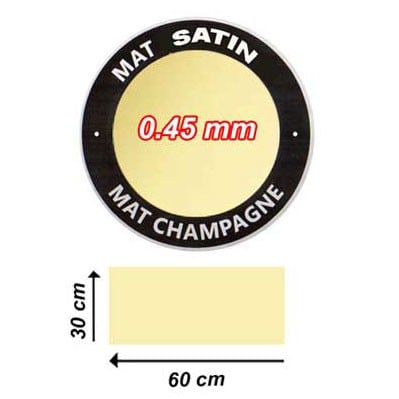 Sublimasyon Satin Mat Altın Metal 30x60 cm - 0,45 mm