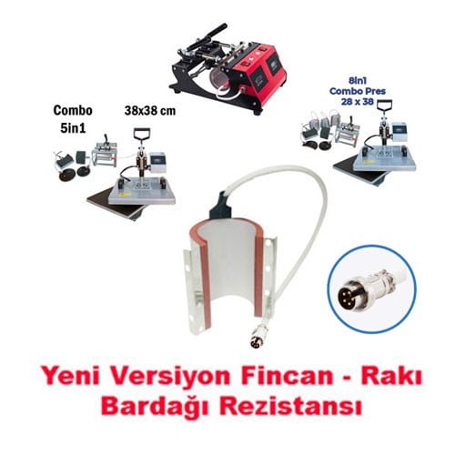 Yeni Ver. Fincan ve Rakı Bardağı Rezistansı (AP-210 , 5IN1-28X38 , 5IN1-38X38  )