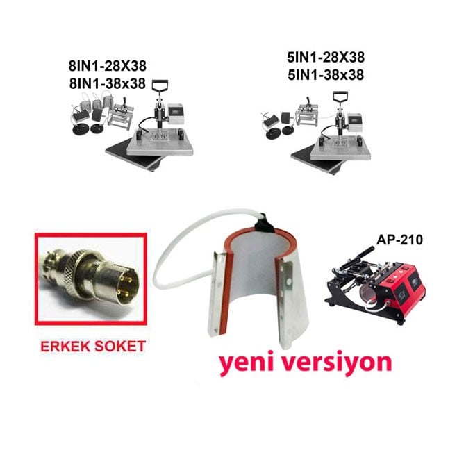 Yeni Versiyon Konik Kupa Rezistansı (Erkek Soketli)
