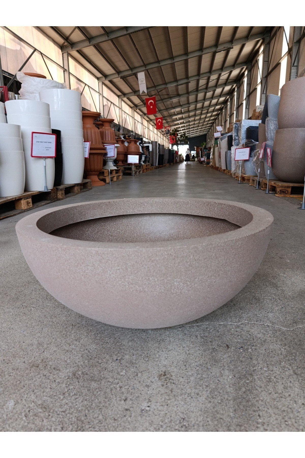 120 Litre Fiberglas Saksı