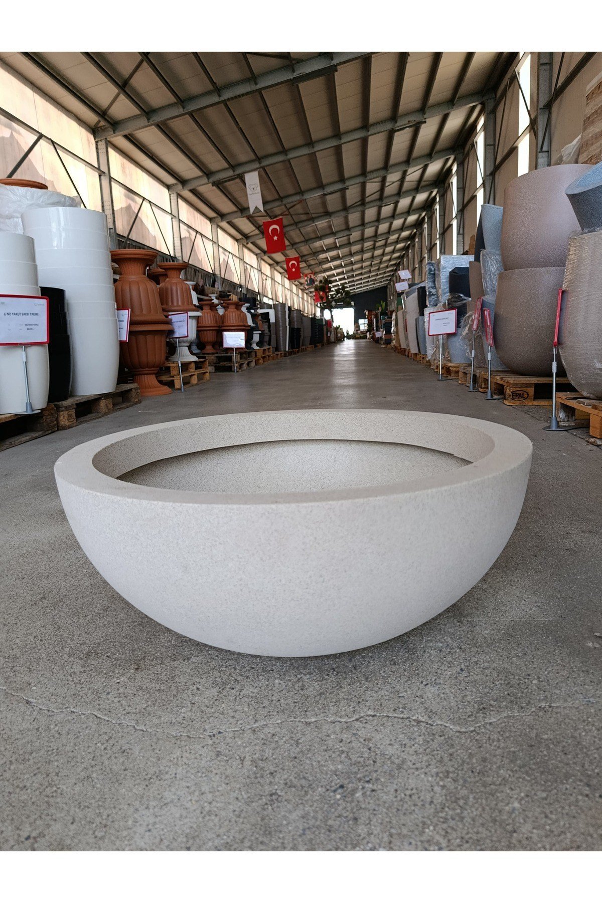 120 Litre Fiberglas Saksı