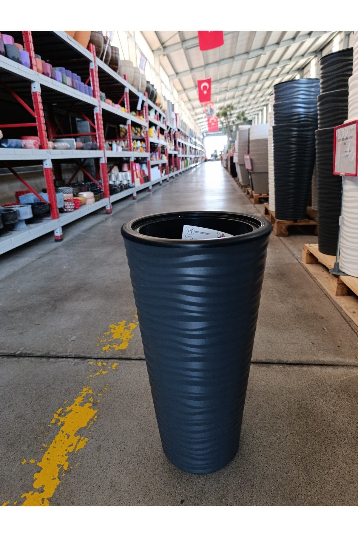 15 Litre Çift Hazneli Kumsal Saksı