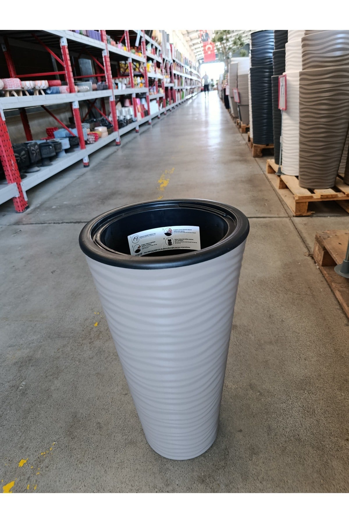 15 Litre Çift Hazneli Kumsal Saksı