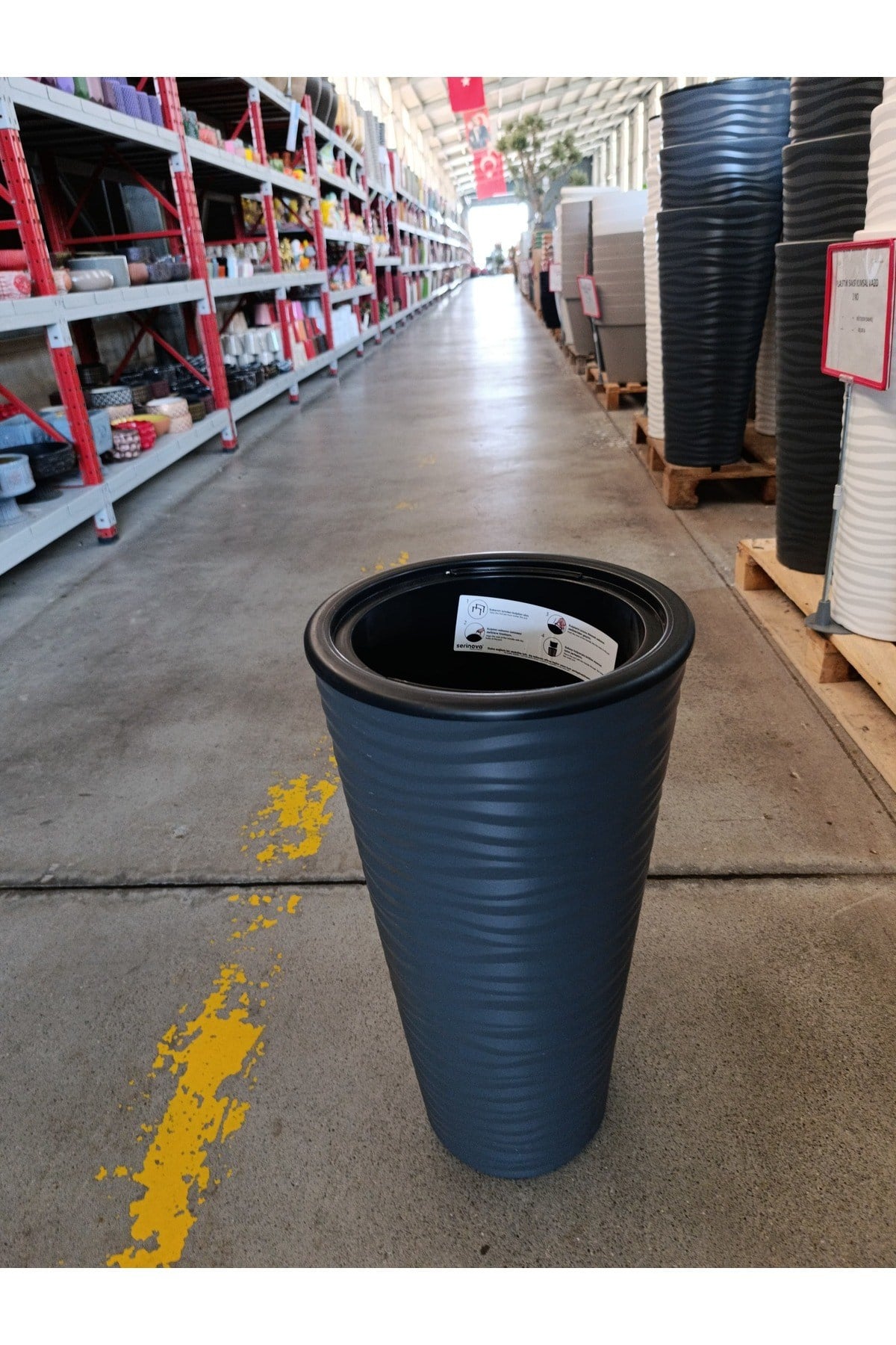 15 Litre Çift Hazneli Kumsal Saksı