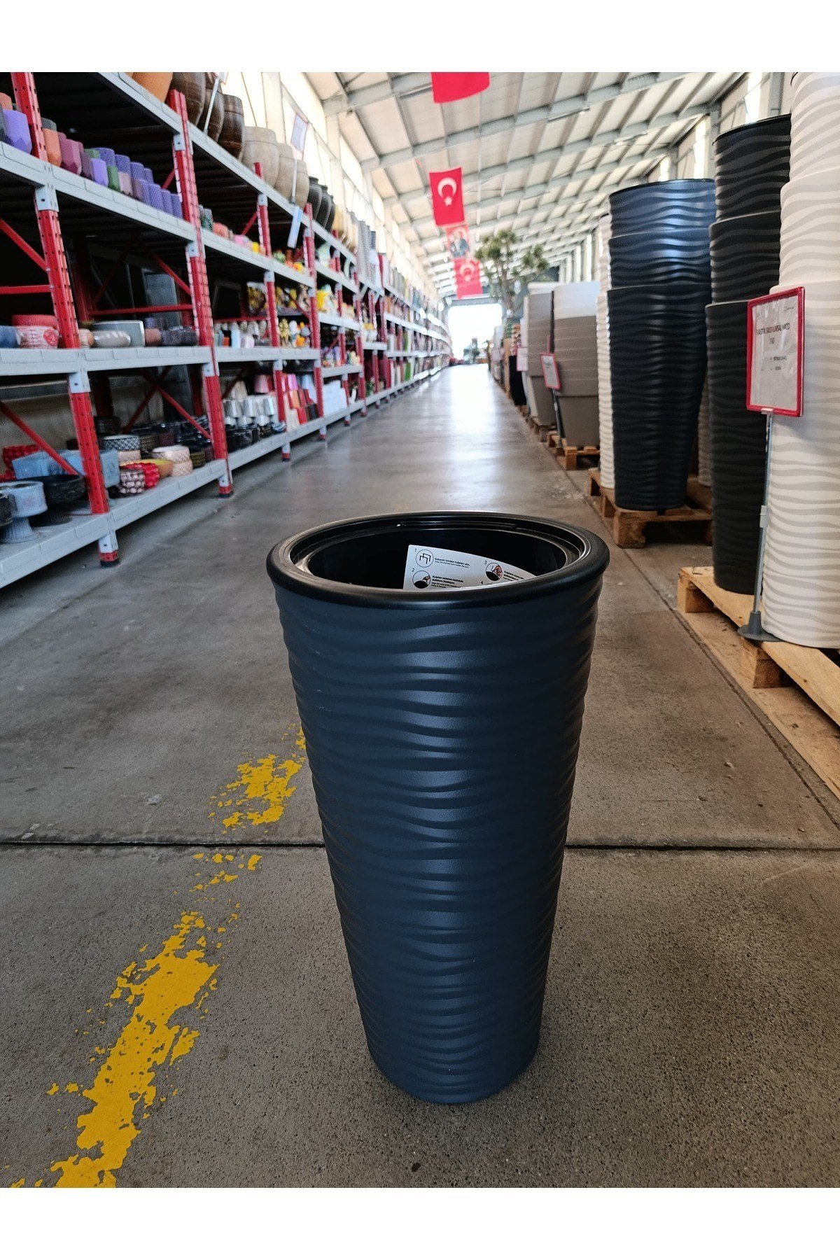 15 Litre Çift Hazneli Kumsal Saksı