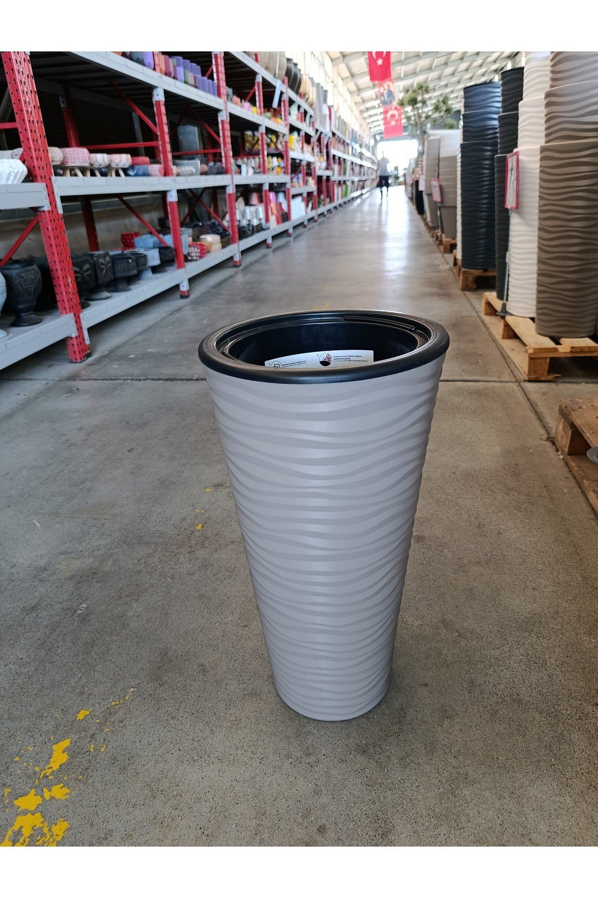 15 Litre Çift Hazneli Kumsal Saksı