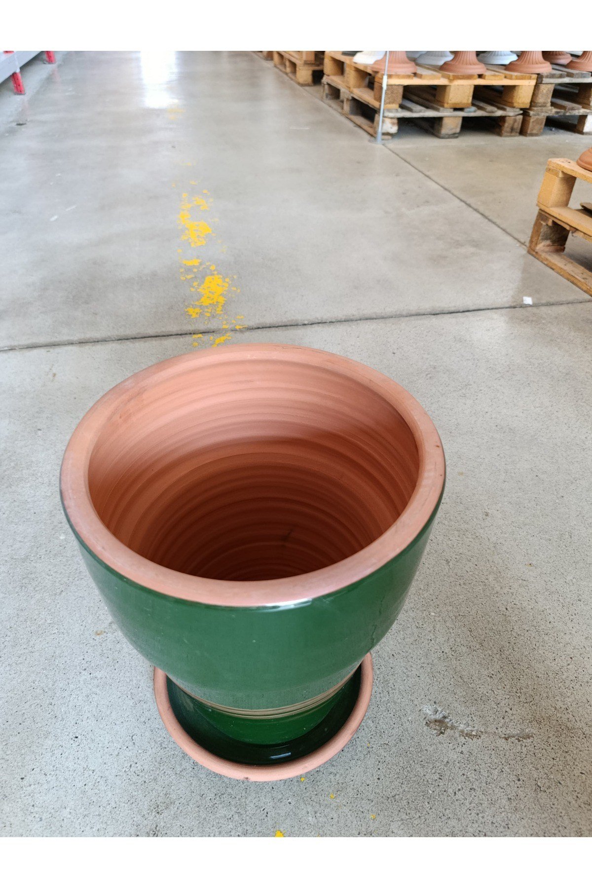 20-25 Litre Tabaklı Dekoratif Toprak Saksı