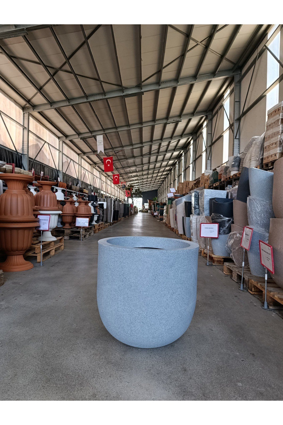 200 Litre Fiberglas Çeşme Saksısı