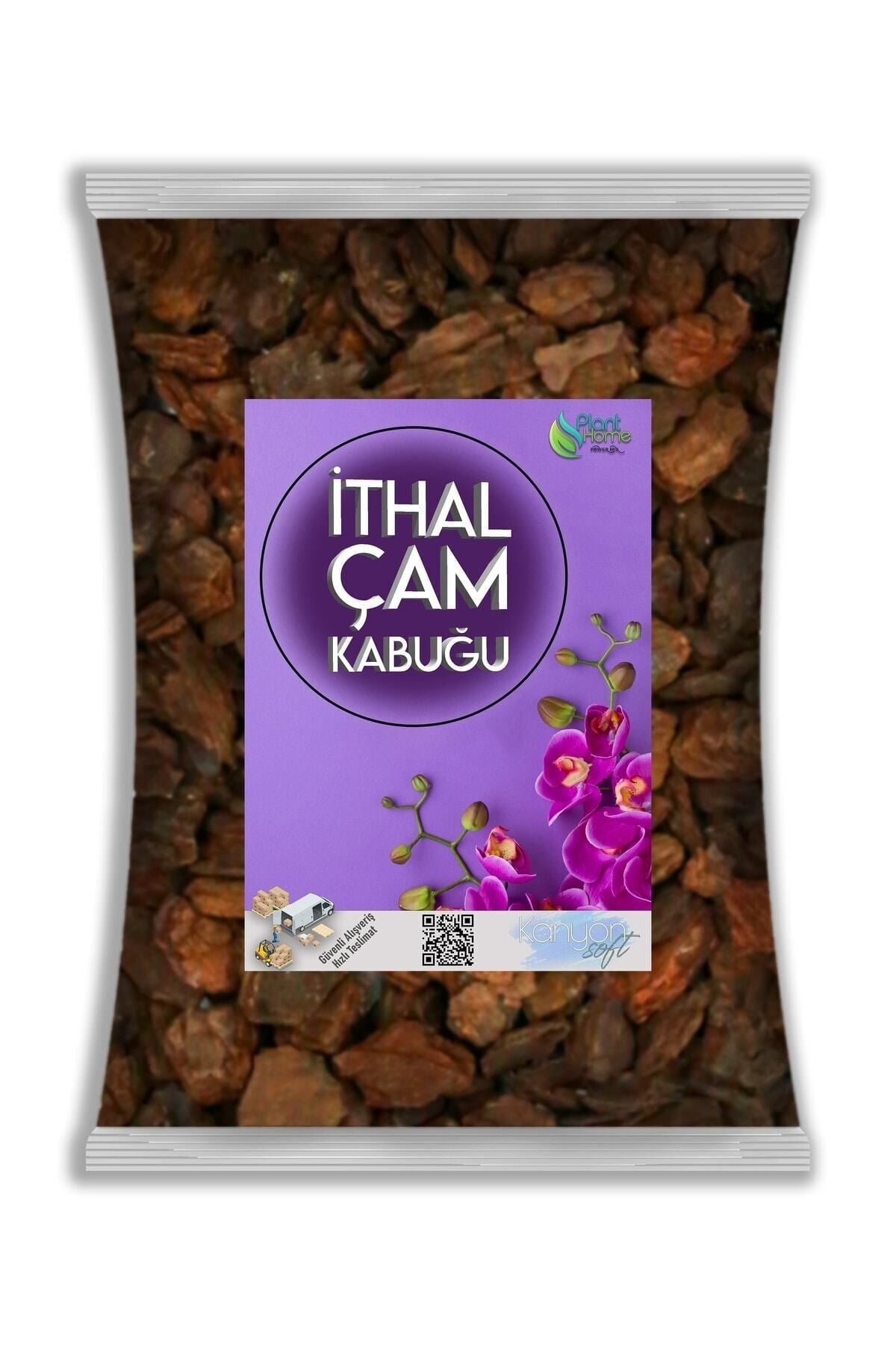 5 Litre Ithal Çam Kabuğu - Ithal Orkide Toprağı - Tossuz Elenmiş Iri Parçalı