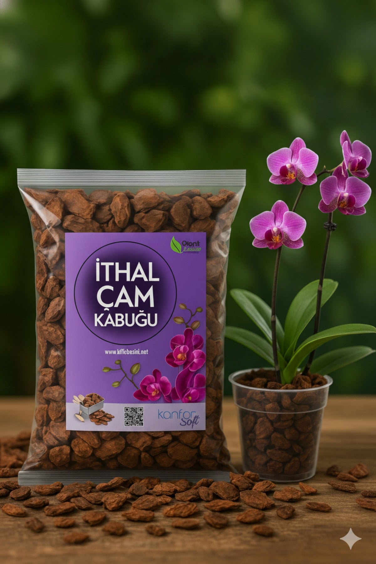 5 Litre Ithal Çam Kabuğu - Ithal Orkide Toprağı - Tossuz Elenmiş Iri Parçalı