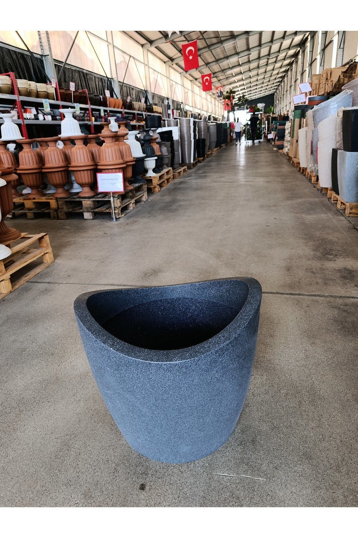60 Litre Fiberglas Gondol Saksı