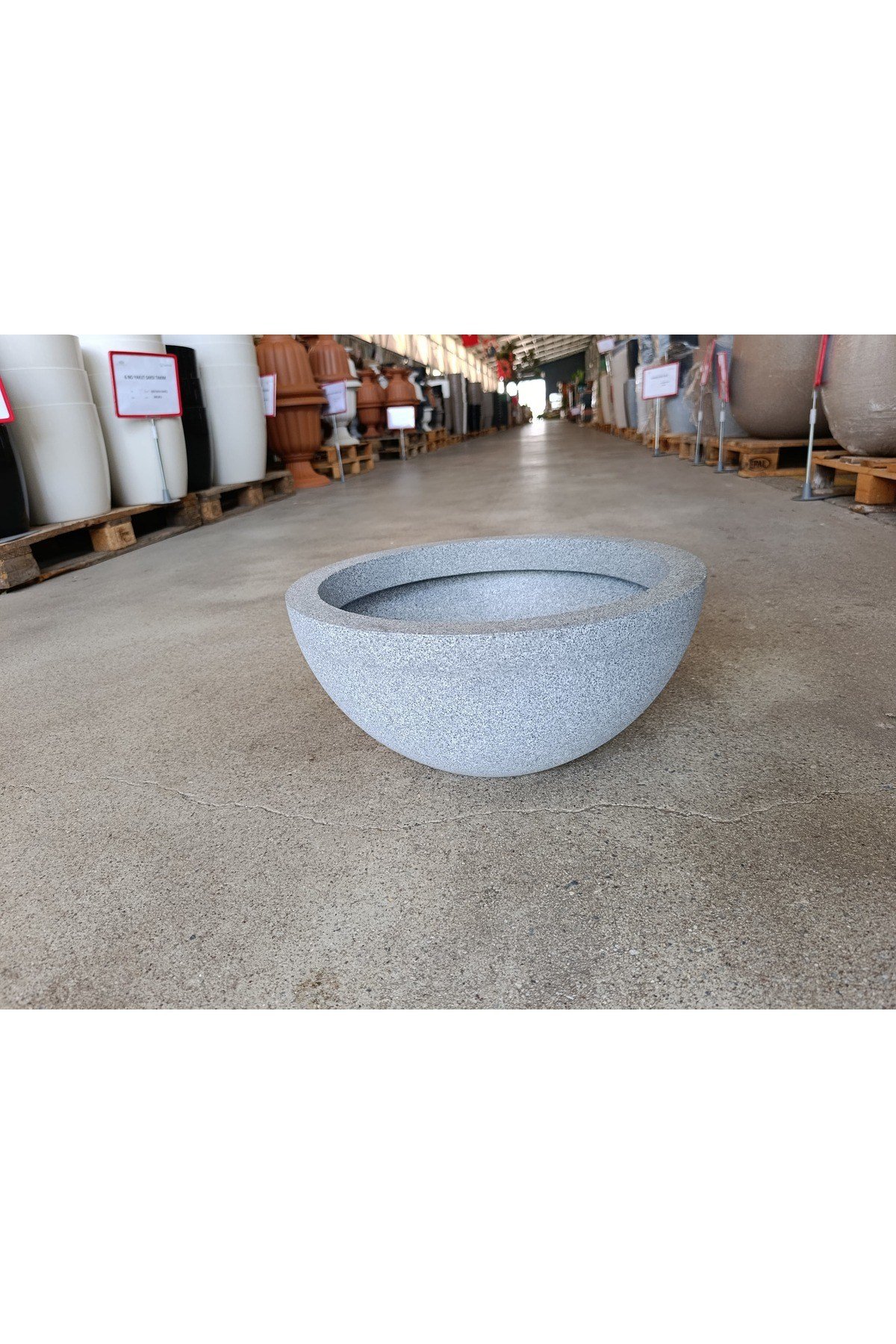 90 Litre Dekoratif Fiberglas Saksı