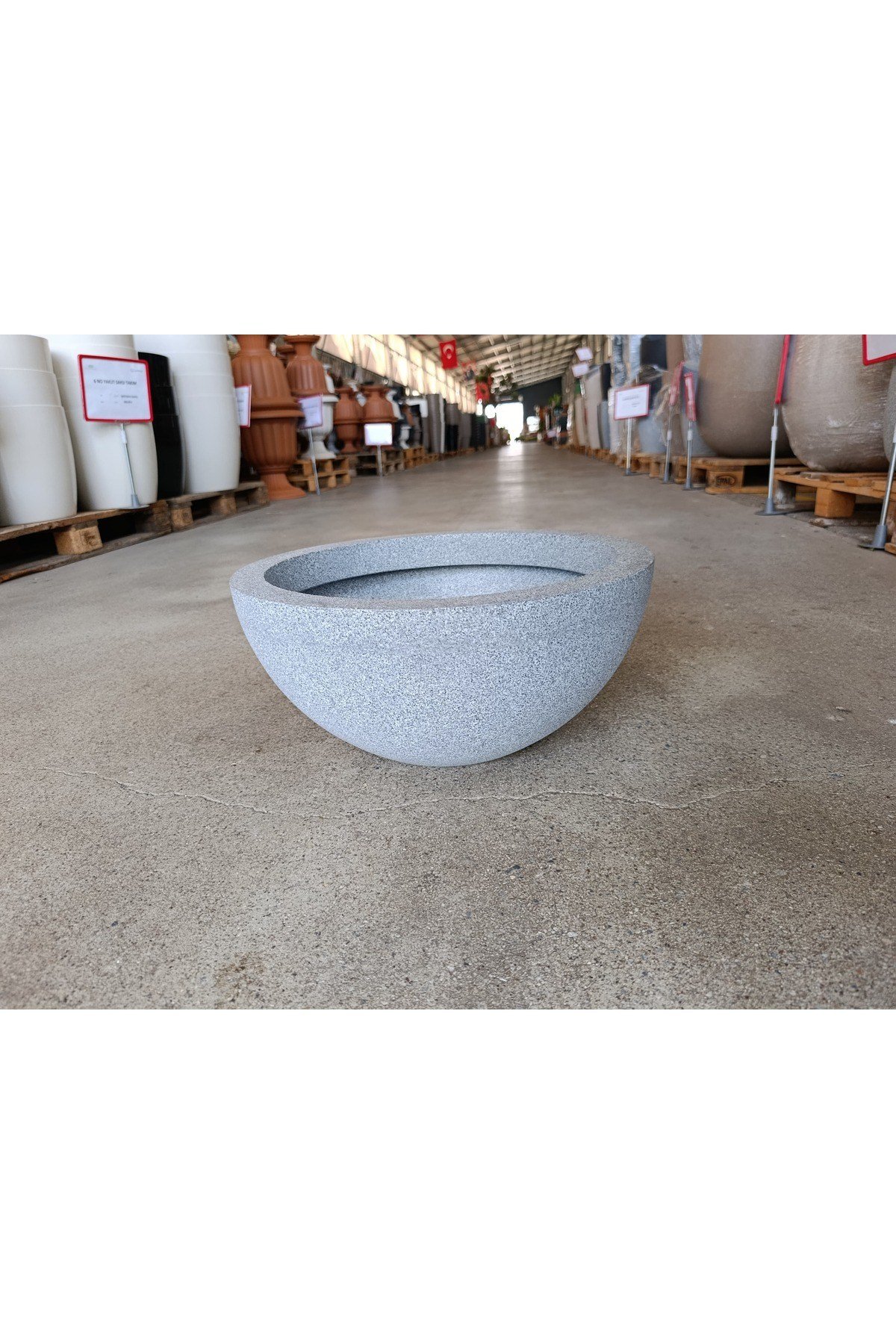 90 Litre Dekoratif Fiberglas Saksı