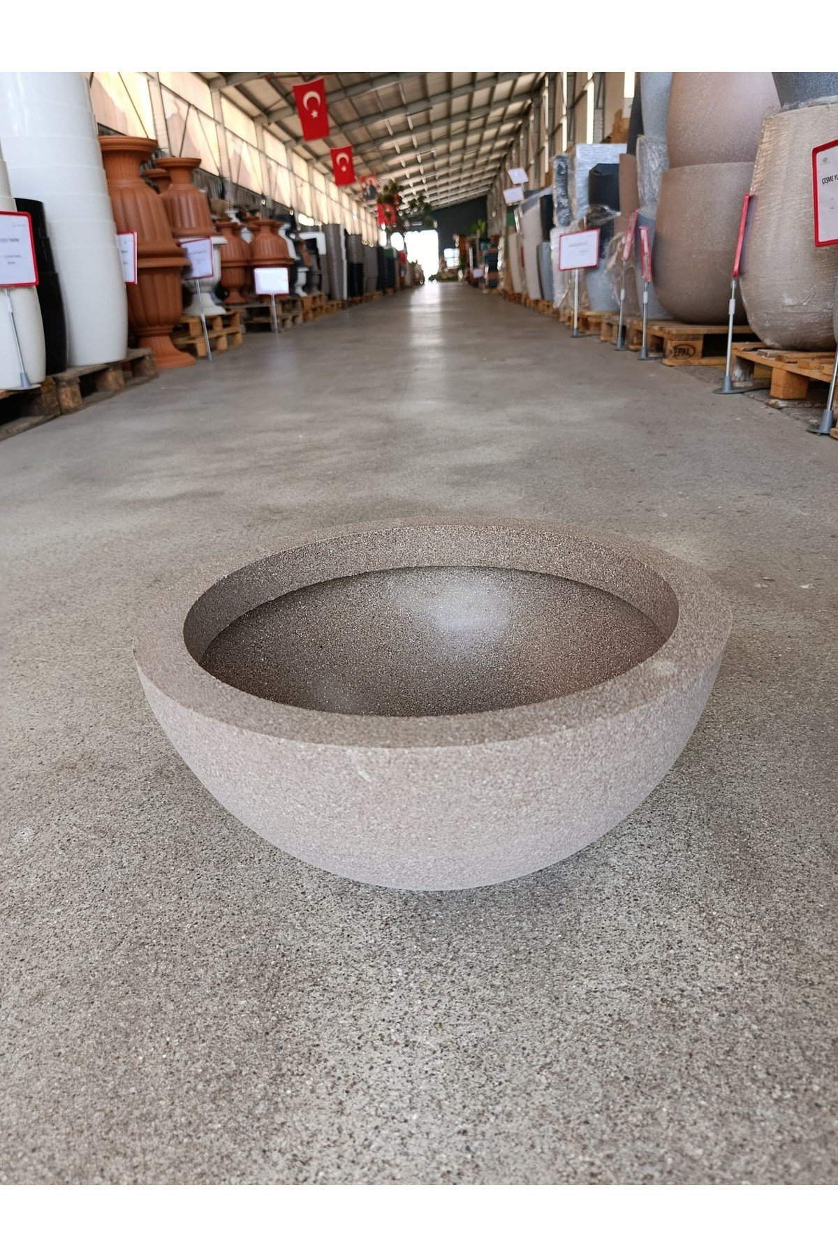 90 Litre Dekoratif Fiberglas Saksı