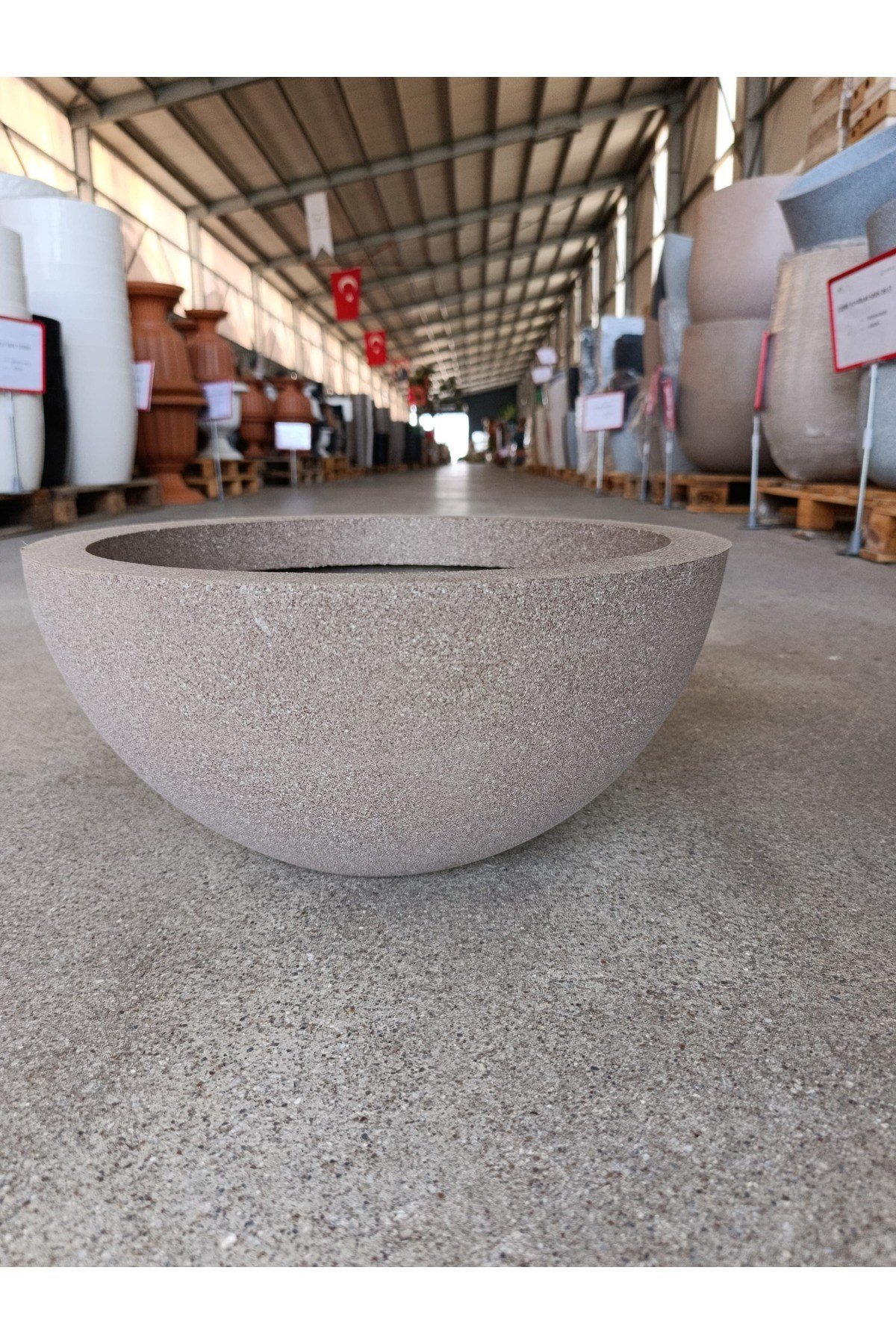 90 Litre Dekoratif Fiberglas Saksı