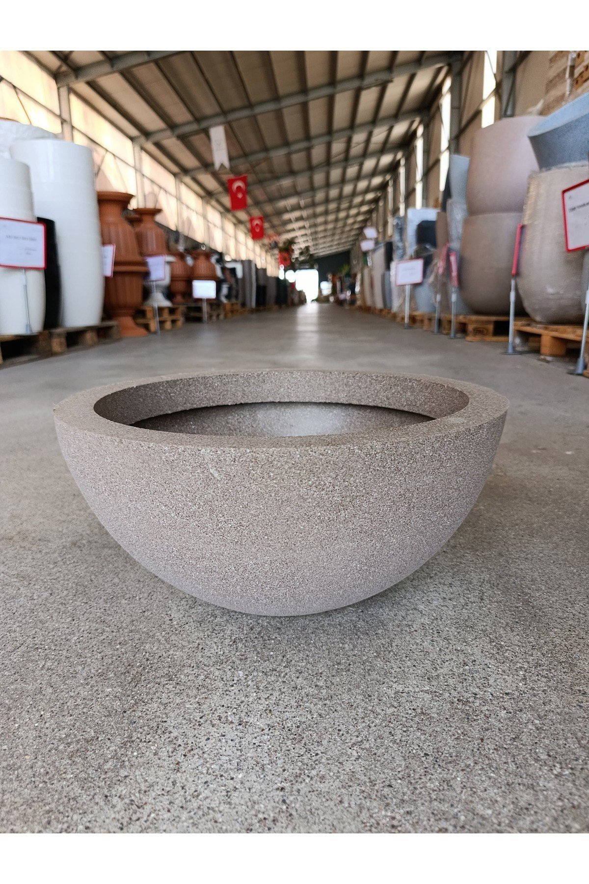 90 Litre Dekoratif Fiberglas Saksı