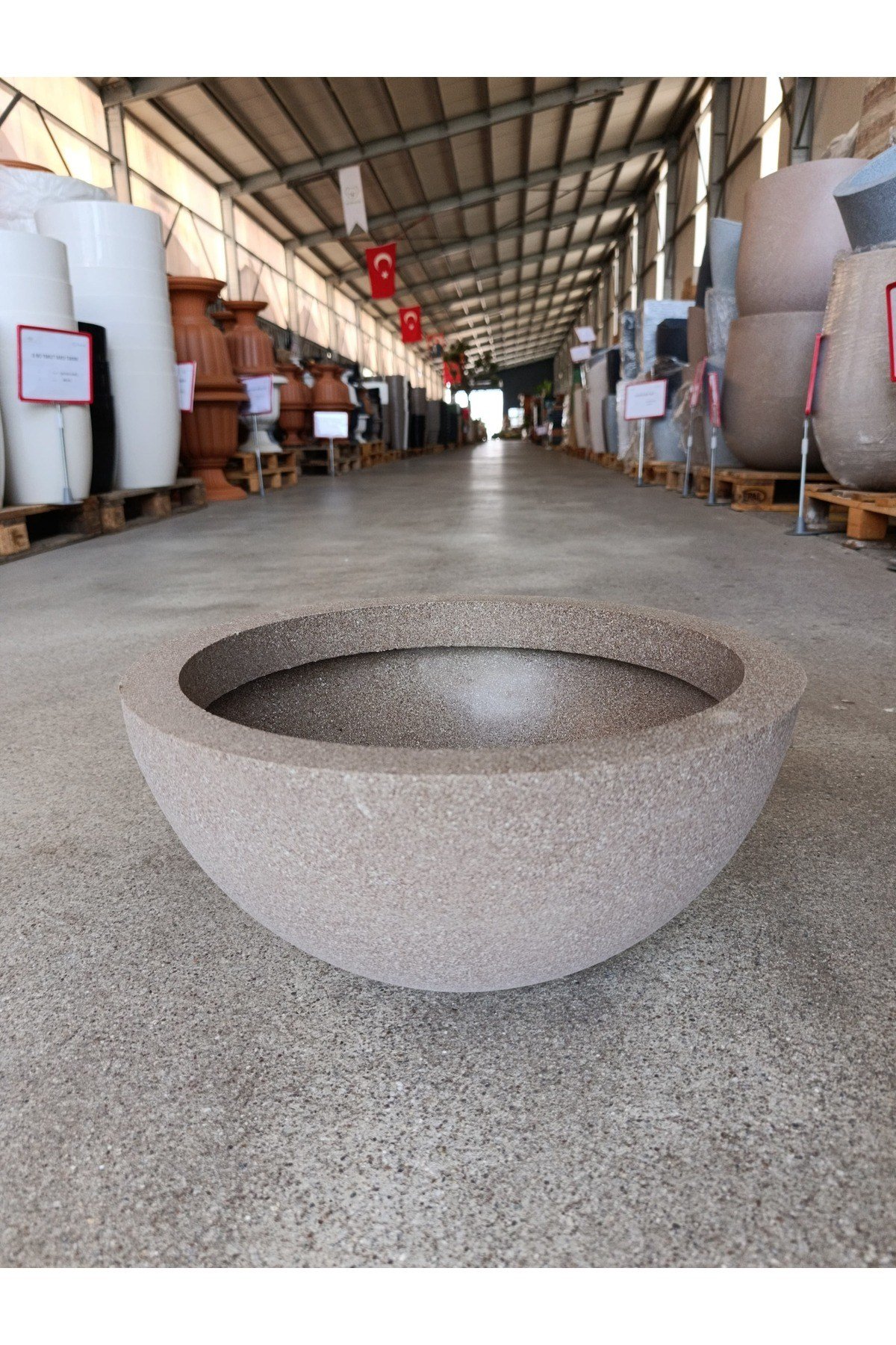 90 Litre Dekoratif Fiberglas Saksı