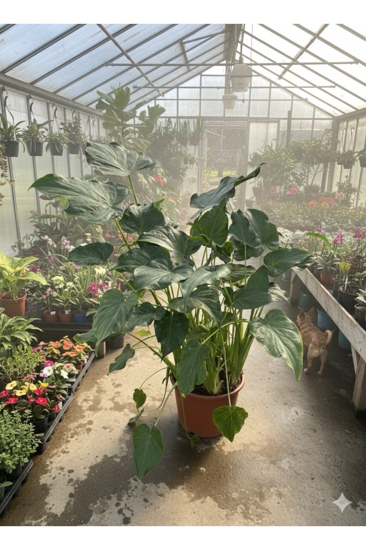 Alocasia Cucullata, Buda’nın Eli Fil Kulağı Bitkisi 130- 140 cm