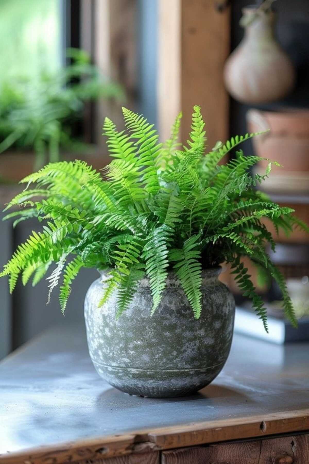 Aşk Merdiveni Bitkisi / Nephrolepis Exeltata / 30-50 Cm / Salon Eğreltisi / Sevilen Bitki