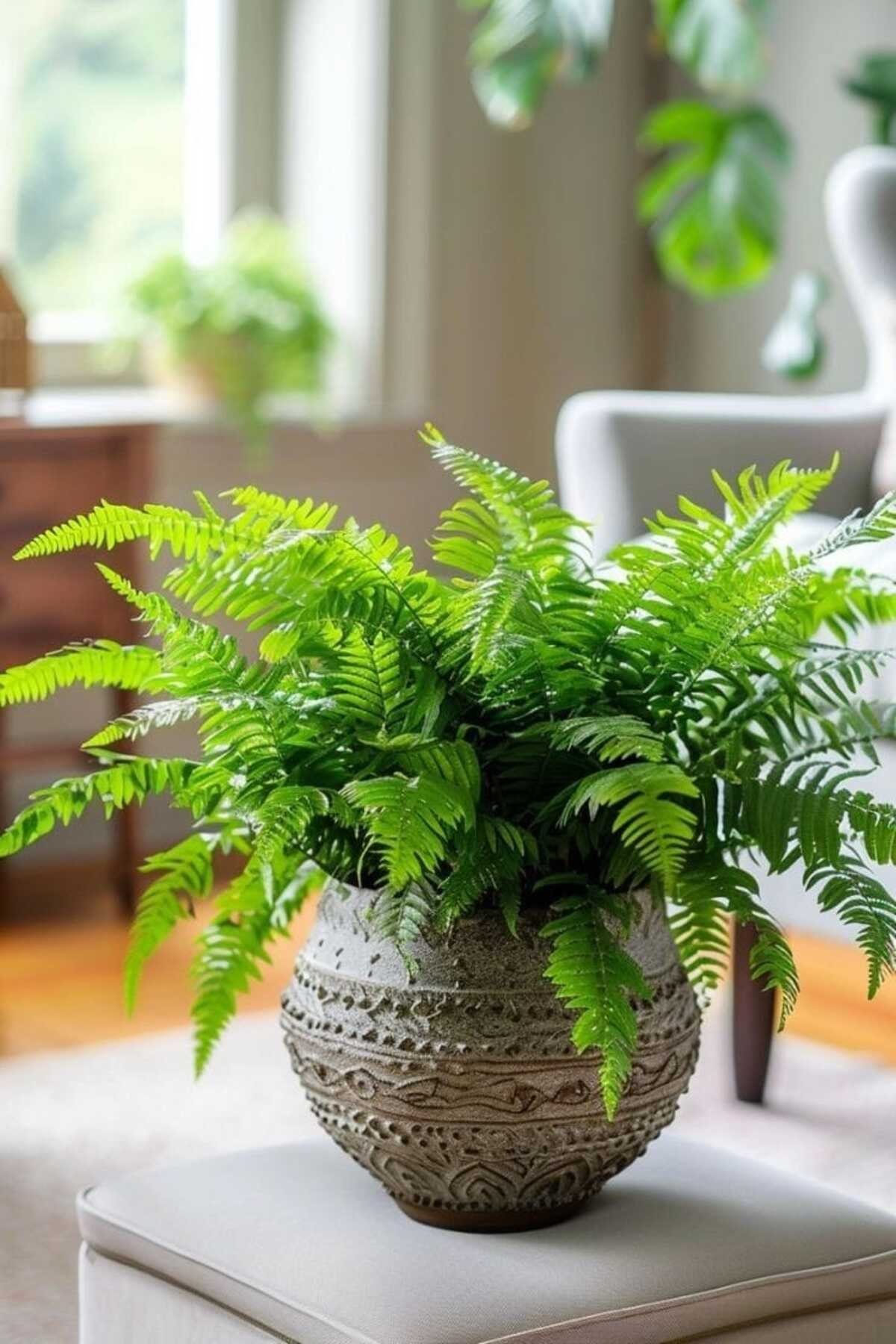 Aşk Merdiveni Bitkisi / Nephrolepis Exeltata / 30-50 Cm / Salon Eğreltisi / Sevilen Bitki