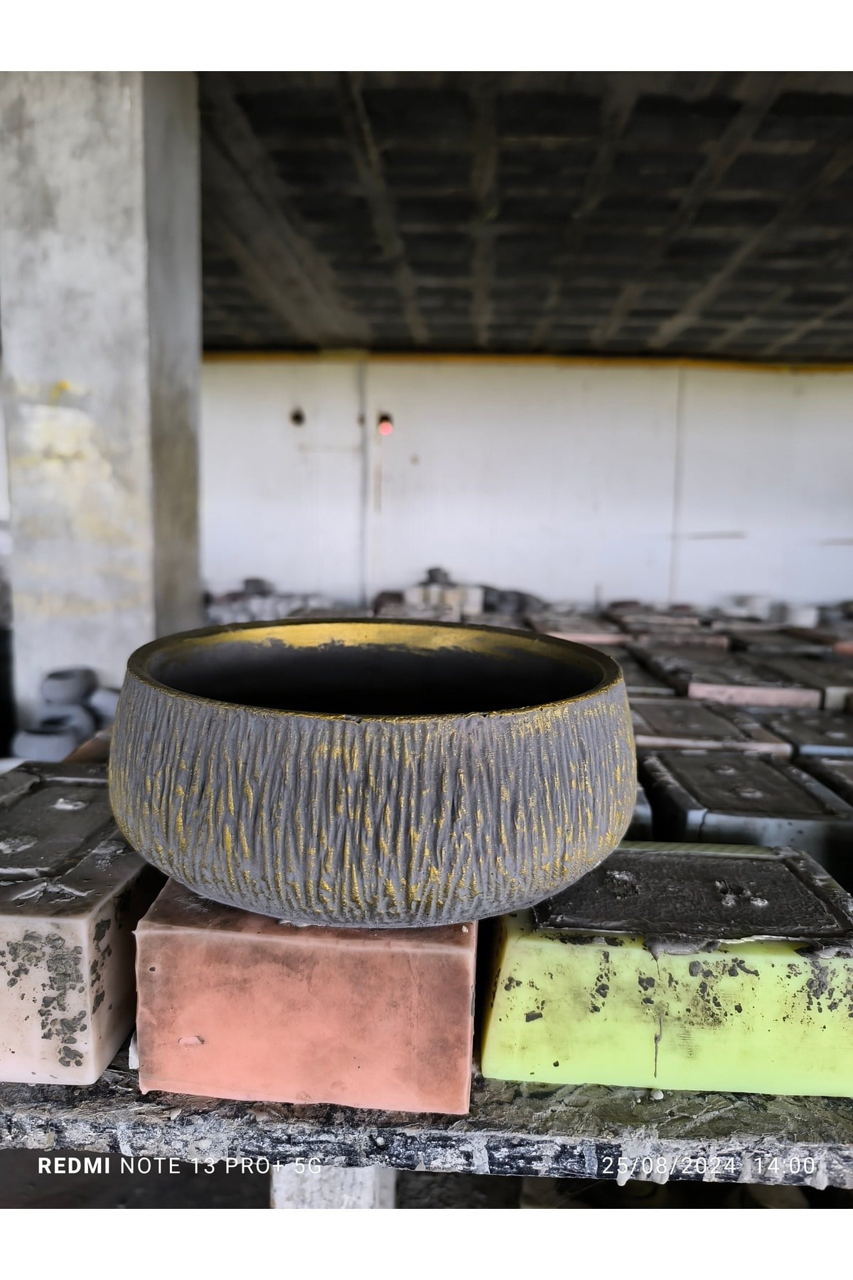 Beton orkide bonsai ve aranjman saksısı