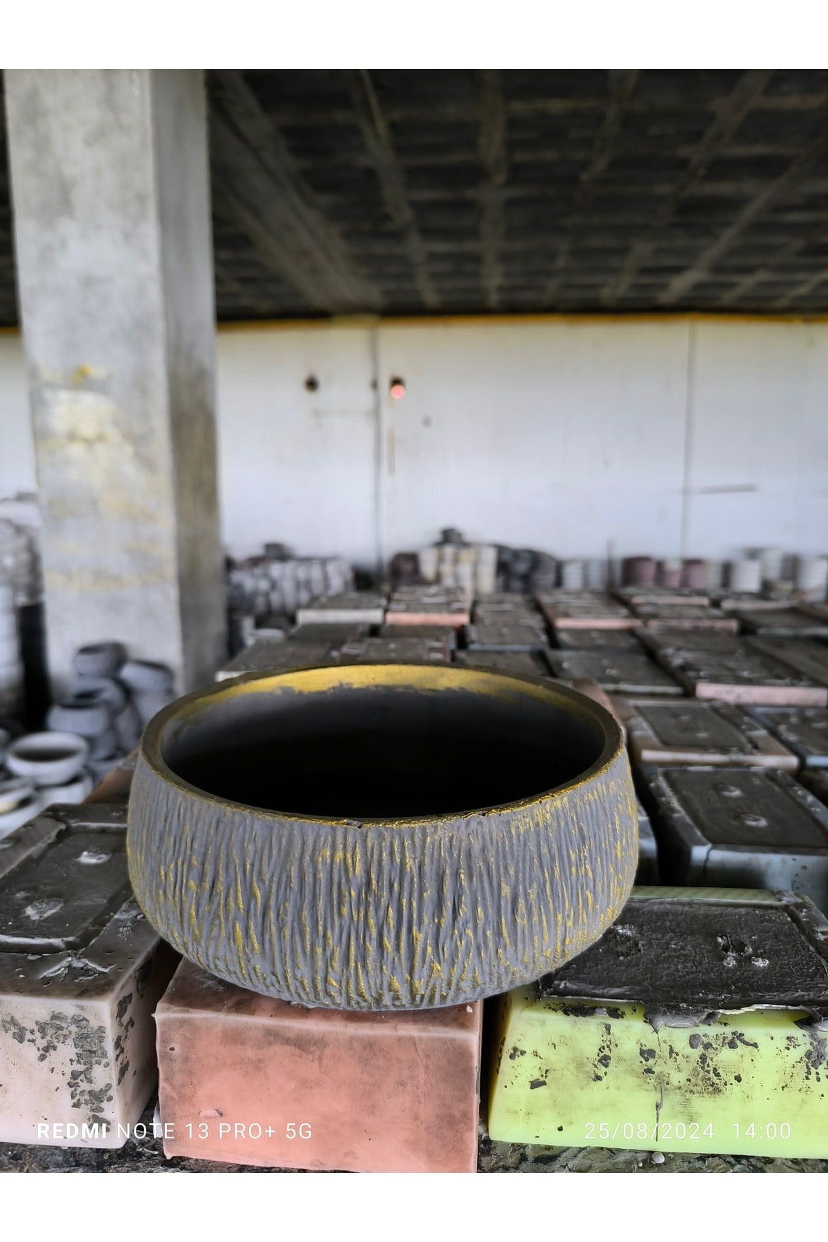 Beton orkide bonsai ve aranjman saksısı