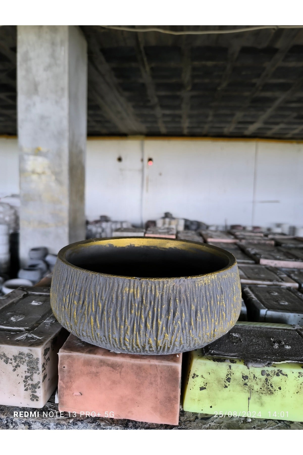 Beton orkide bonsai ve aranjman saksısı