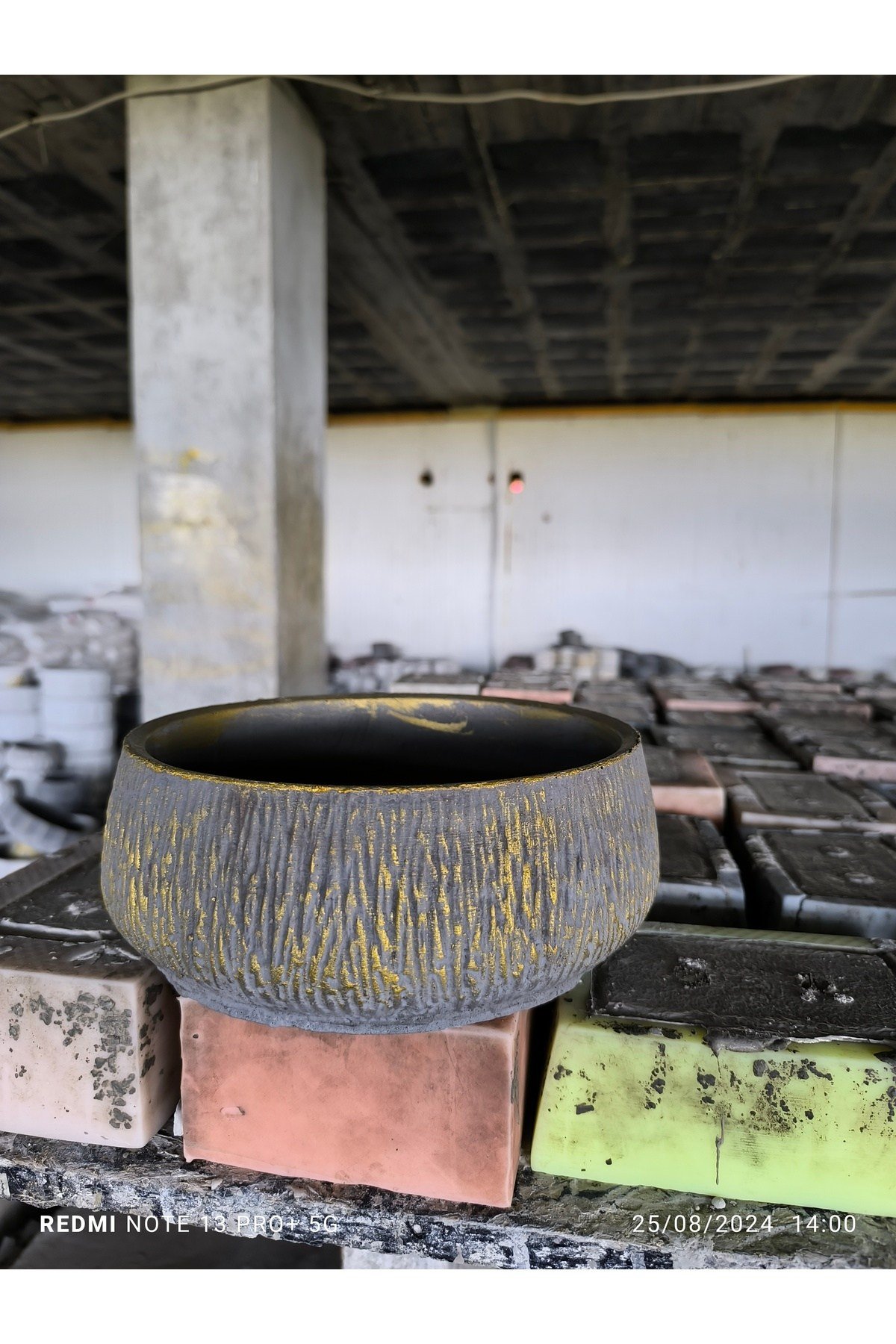Beton orkide bonsai ve aranjman saksısı
