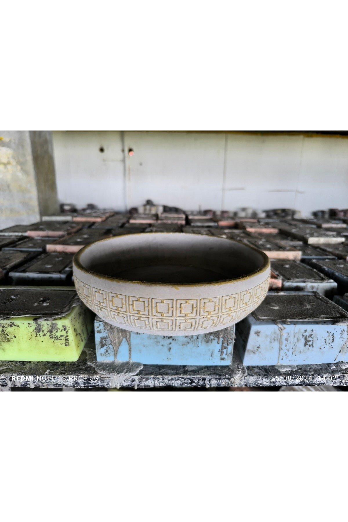 Beton orkide bonsai ve aranjman saksısı
