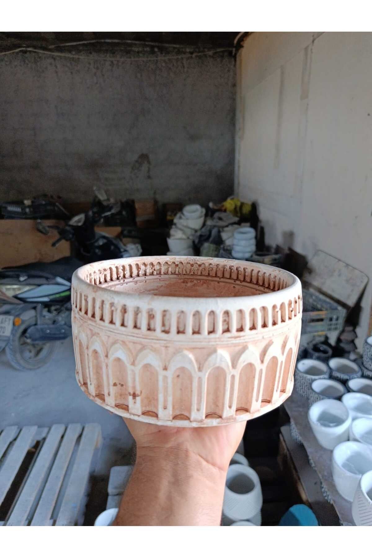 Dekoratif Rose Collesium Saksı