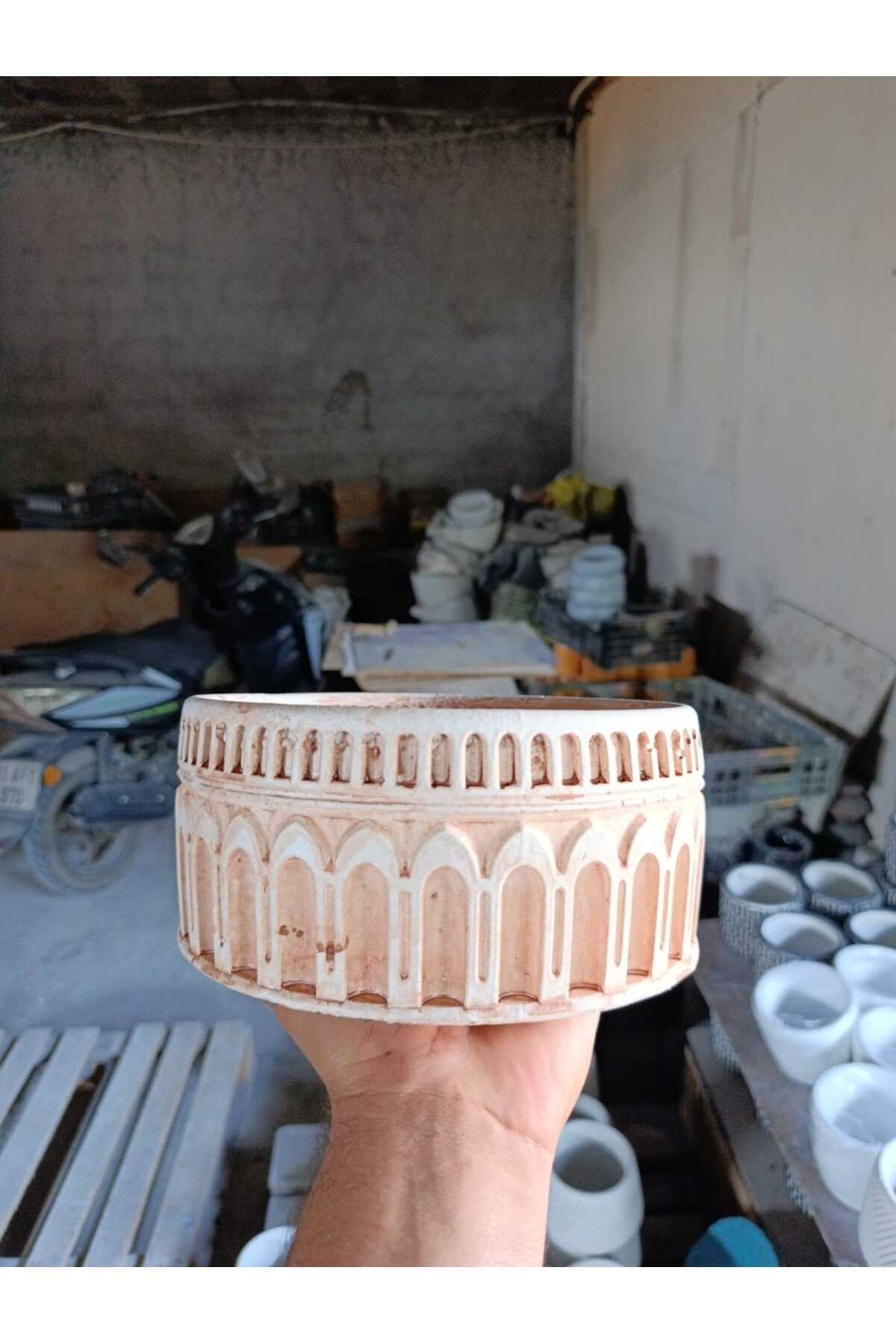 Dekoratif Rose Collesium Saksı