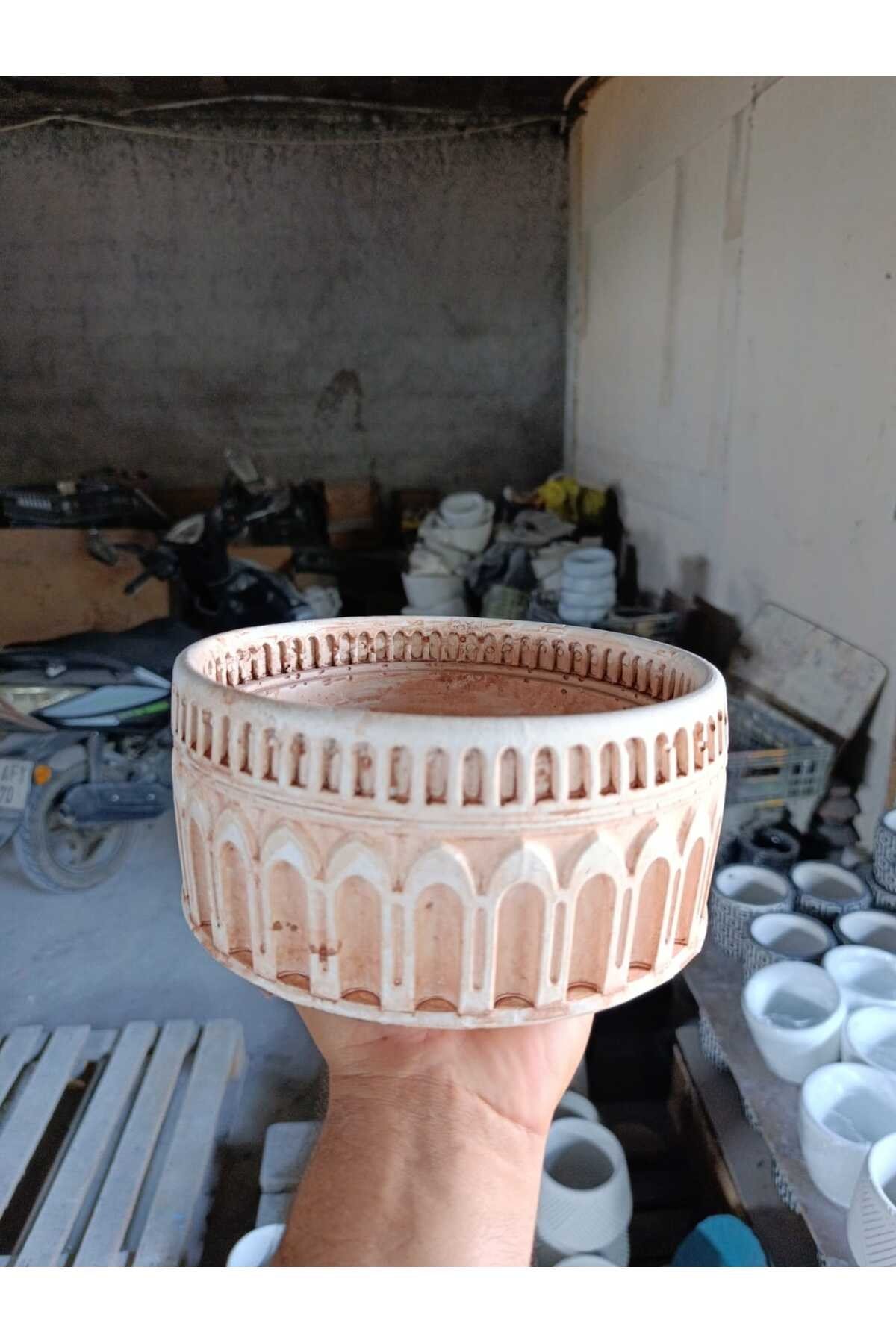 Dekoratif Rose Collesium Saksı