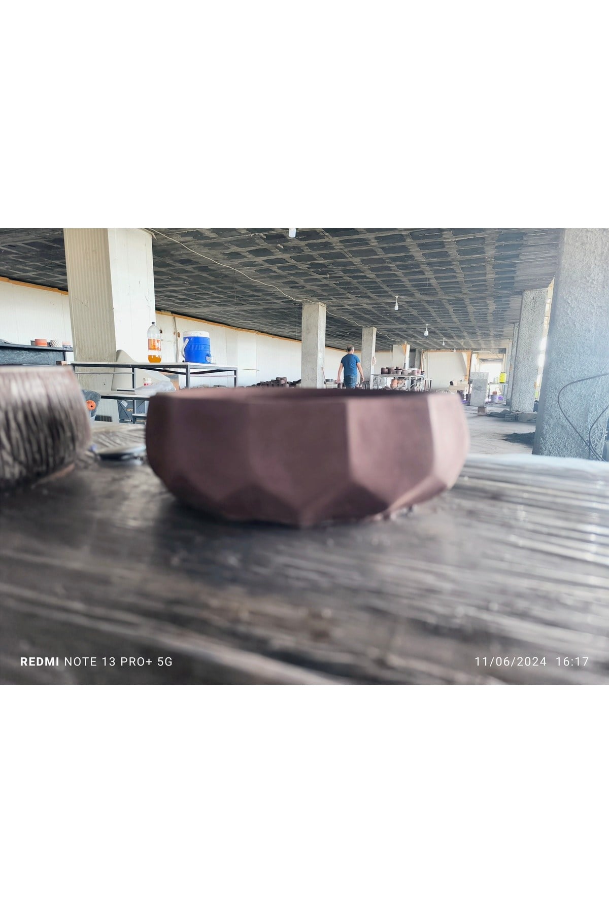 Kare Desen Beton Aranjman, Orkide ve Bonsai Saksısı 08