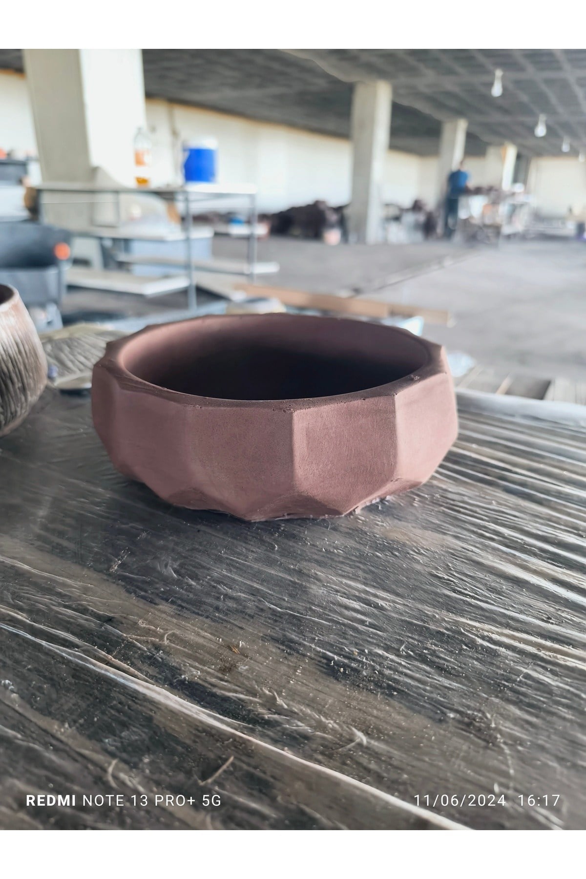 Kare Desen Beton Aranjman, Orkide ve Bonsai Saksısı 08