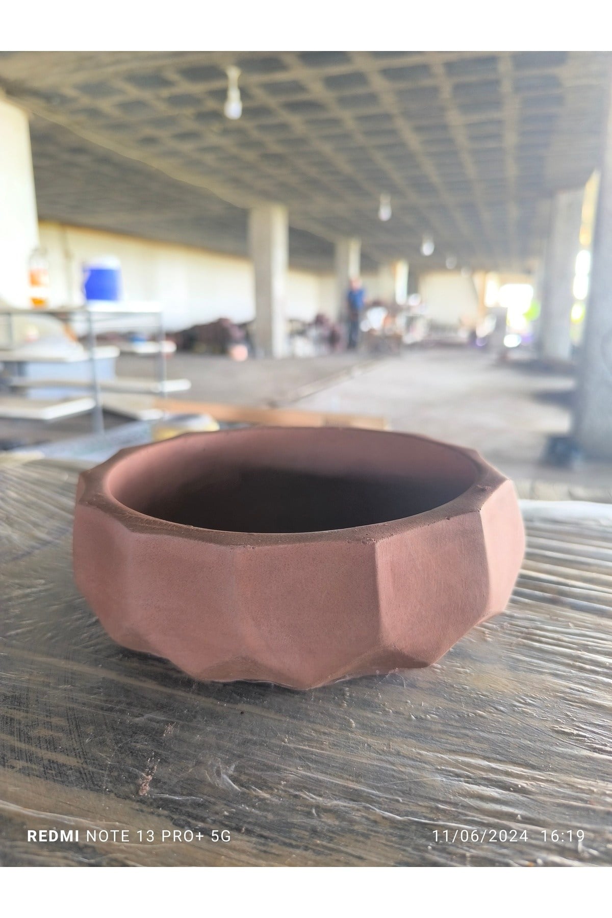 Kare Desen Beton Aranjman, Orkide ve Bonsai Saksısı 08