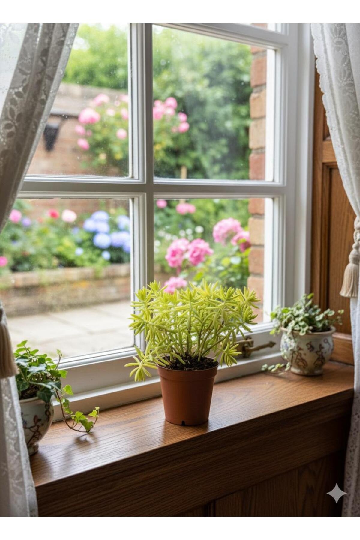 Sarı Sedum Çiçeği 5.5 Saksı da