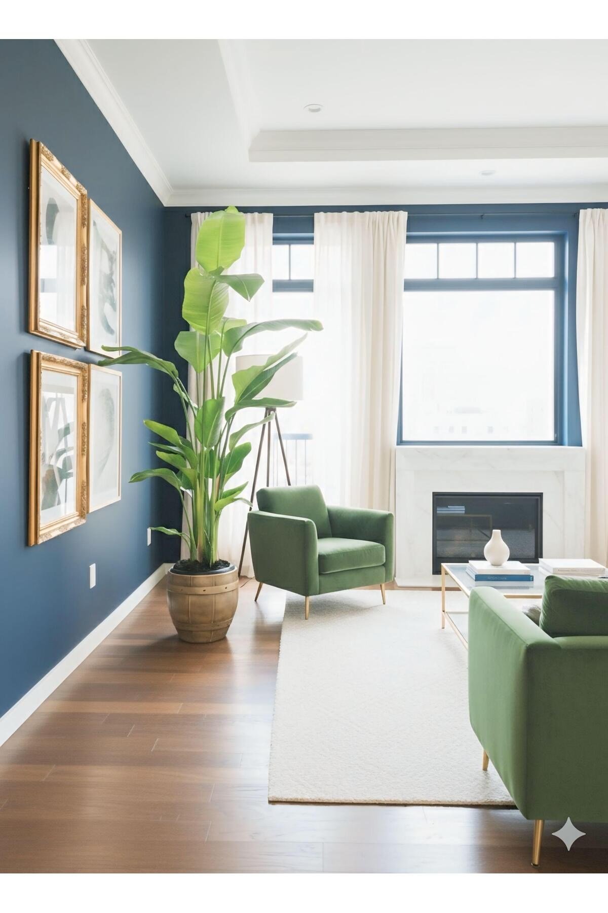 Starliçe 5 Köklü 220-250 cm Taş Saksıda Cennet Kuşu Çiçeği - Strelitzia