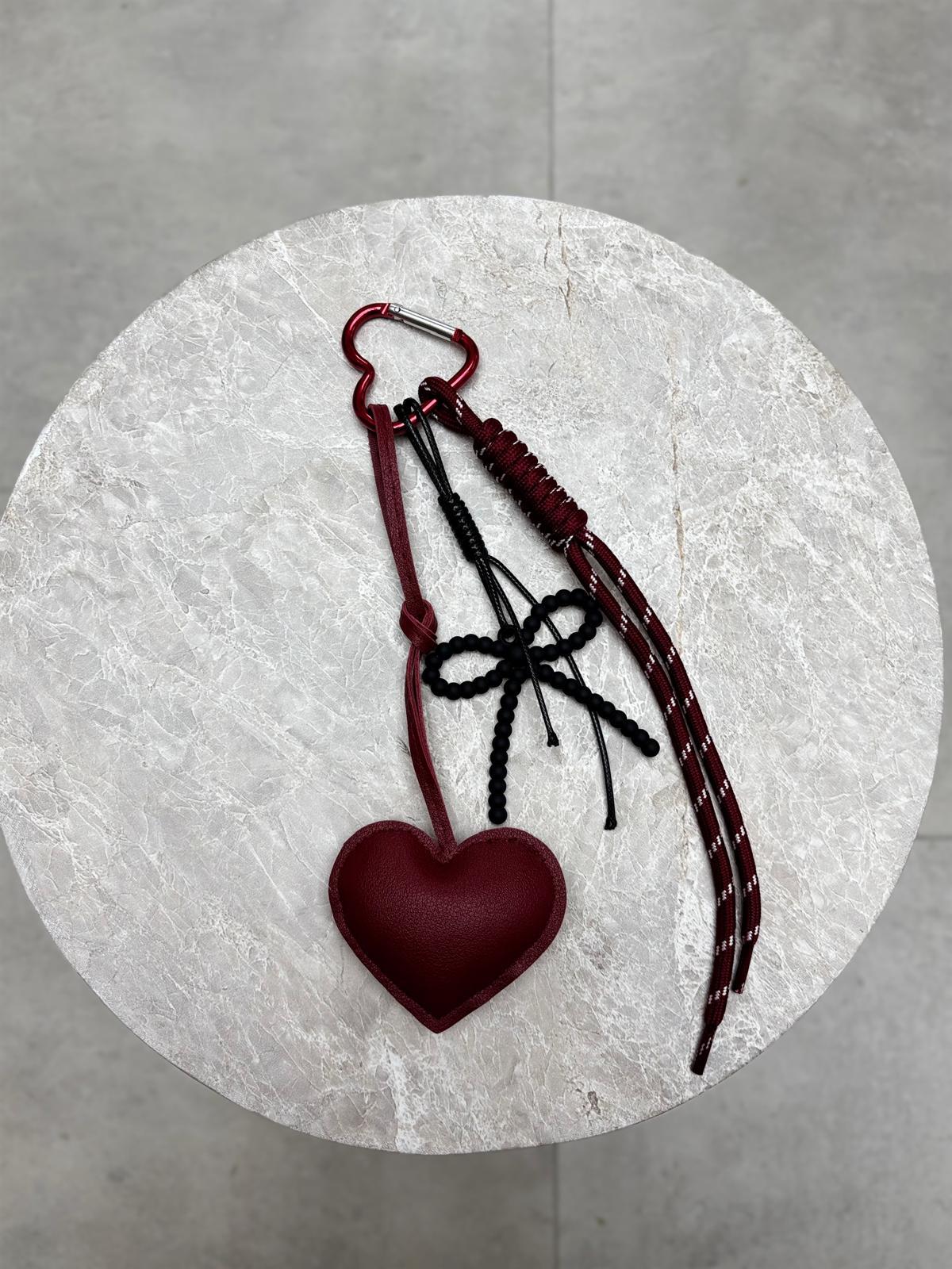 Kırmızı Kalp Charm