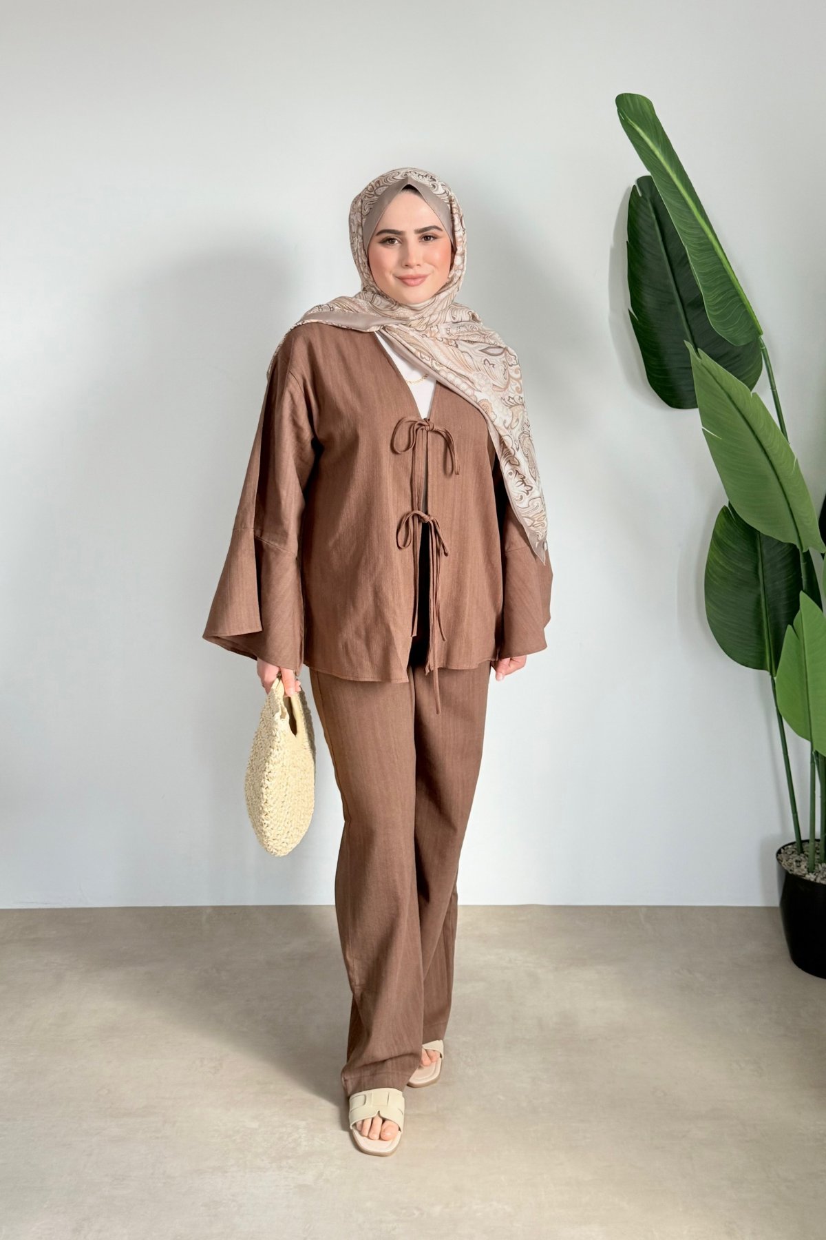 Kimono Takım | Kahve