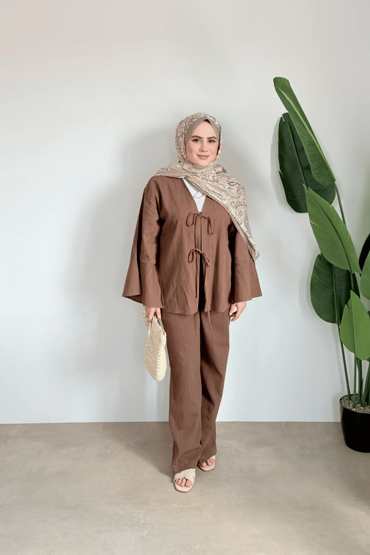 Kimono Takım | Kahve