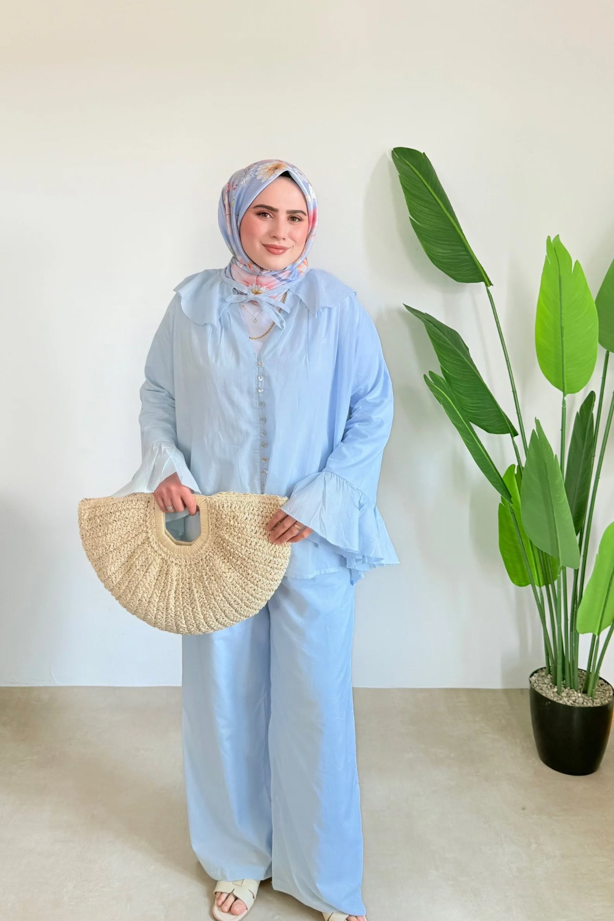 Pastel Bahar Takım | Mavi