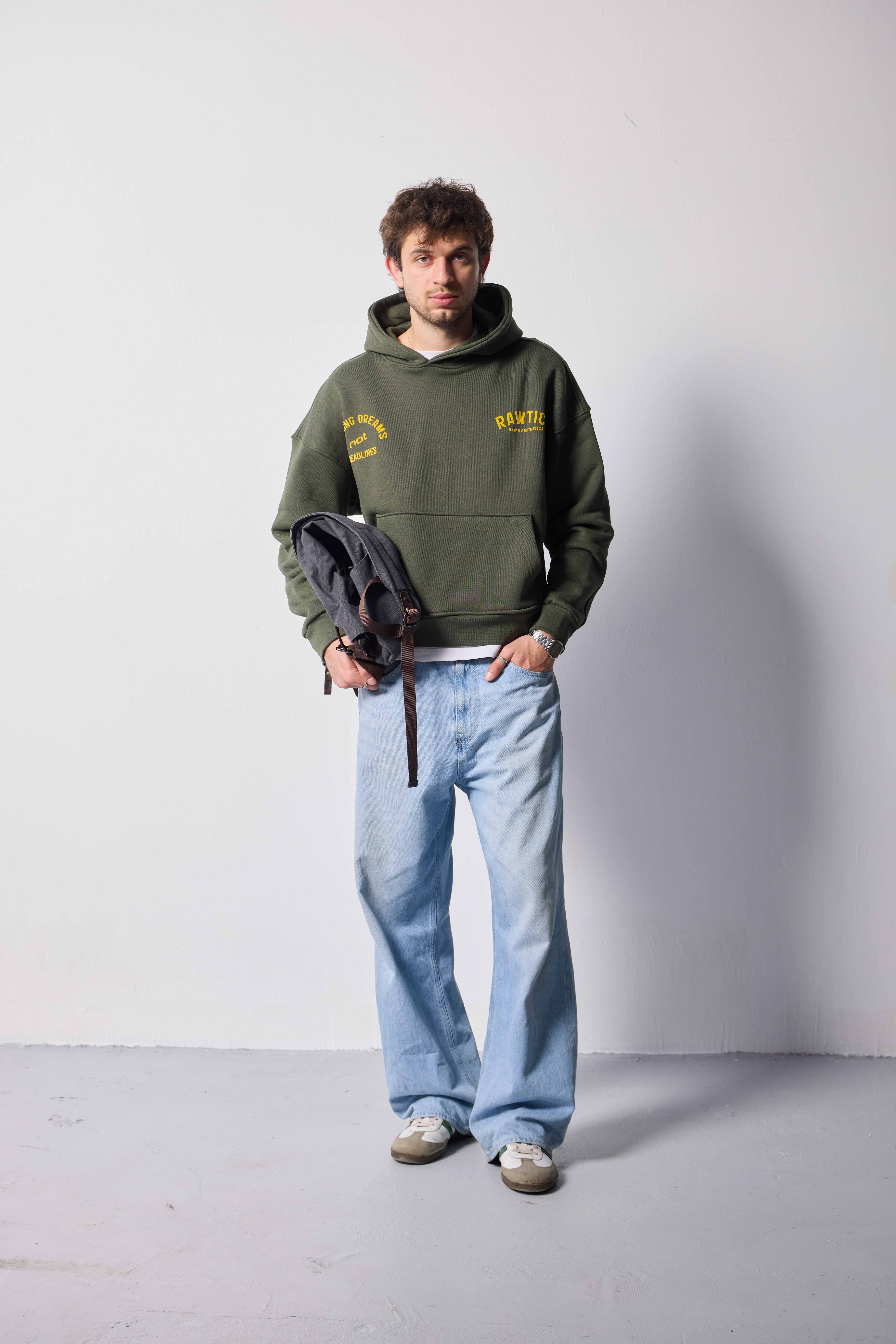 500 GSM Cropped Fit Hoodie 