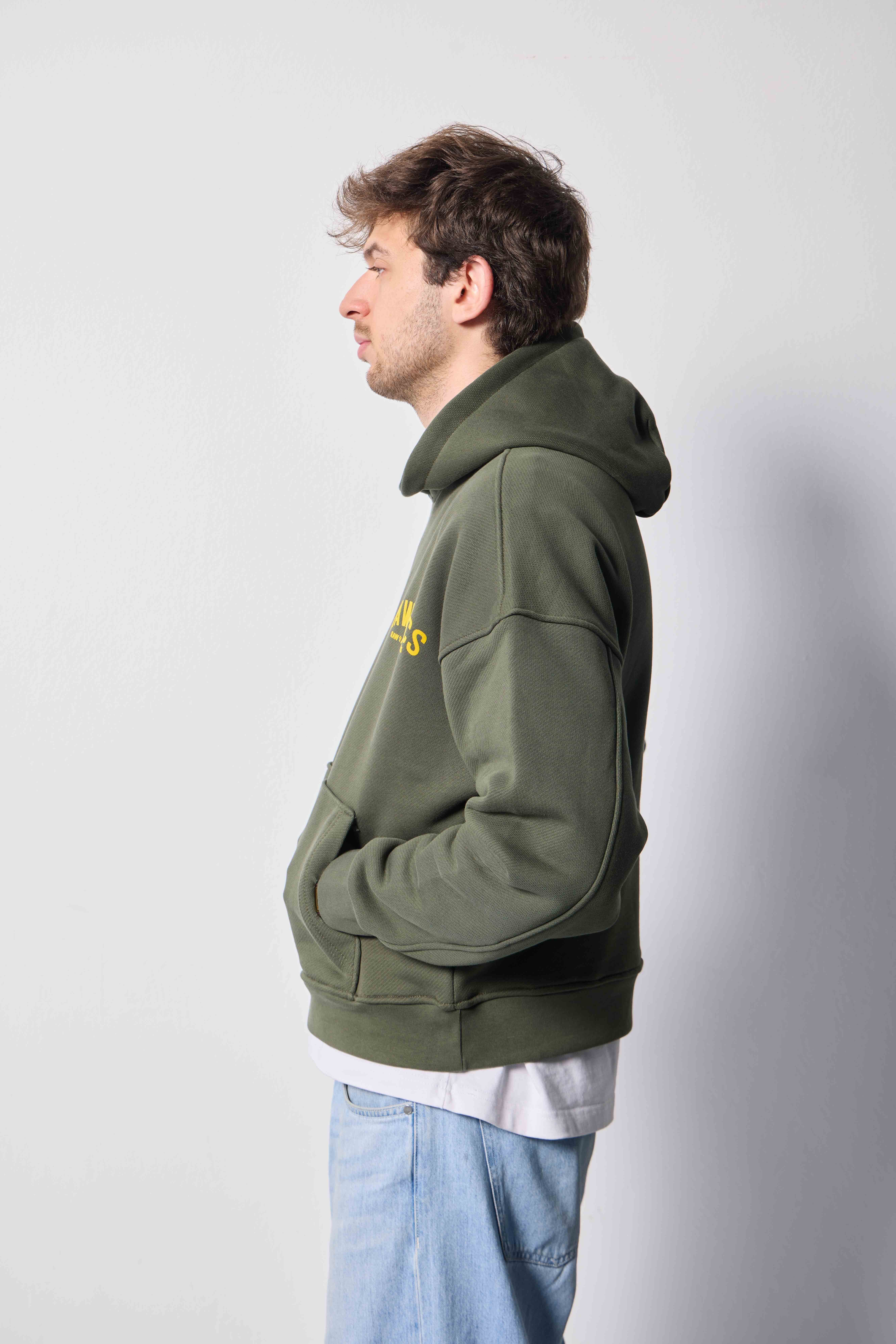 500 GSM Cropped Fit Hoodie 