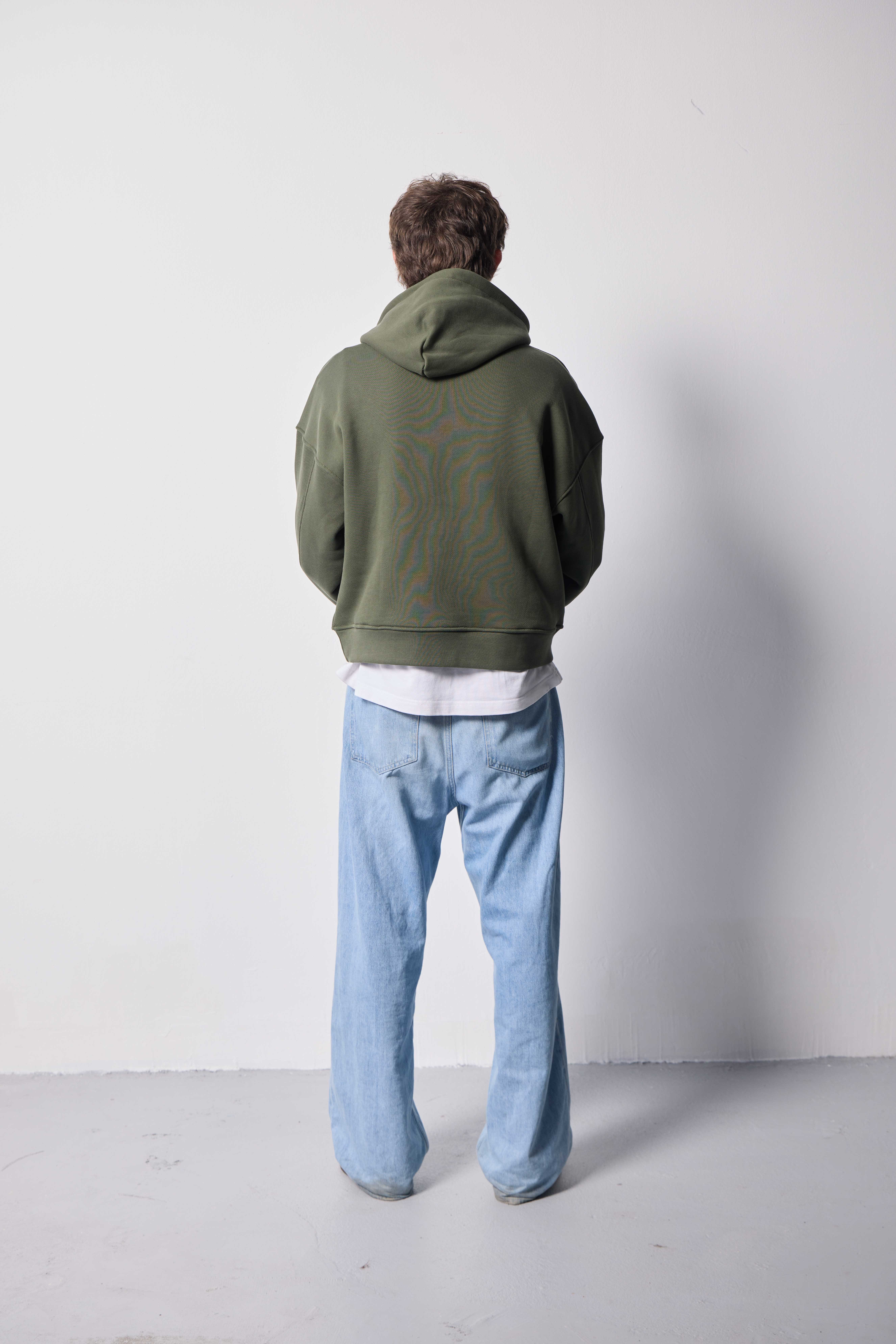 500 GSM Cropped Fit Hoodie 