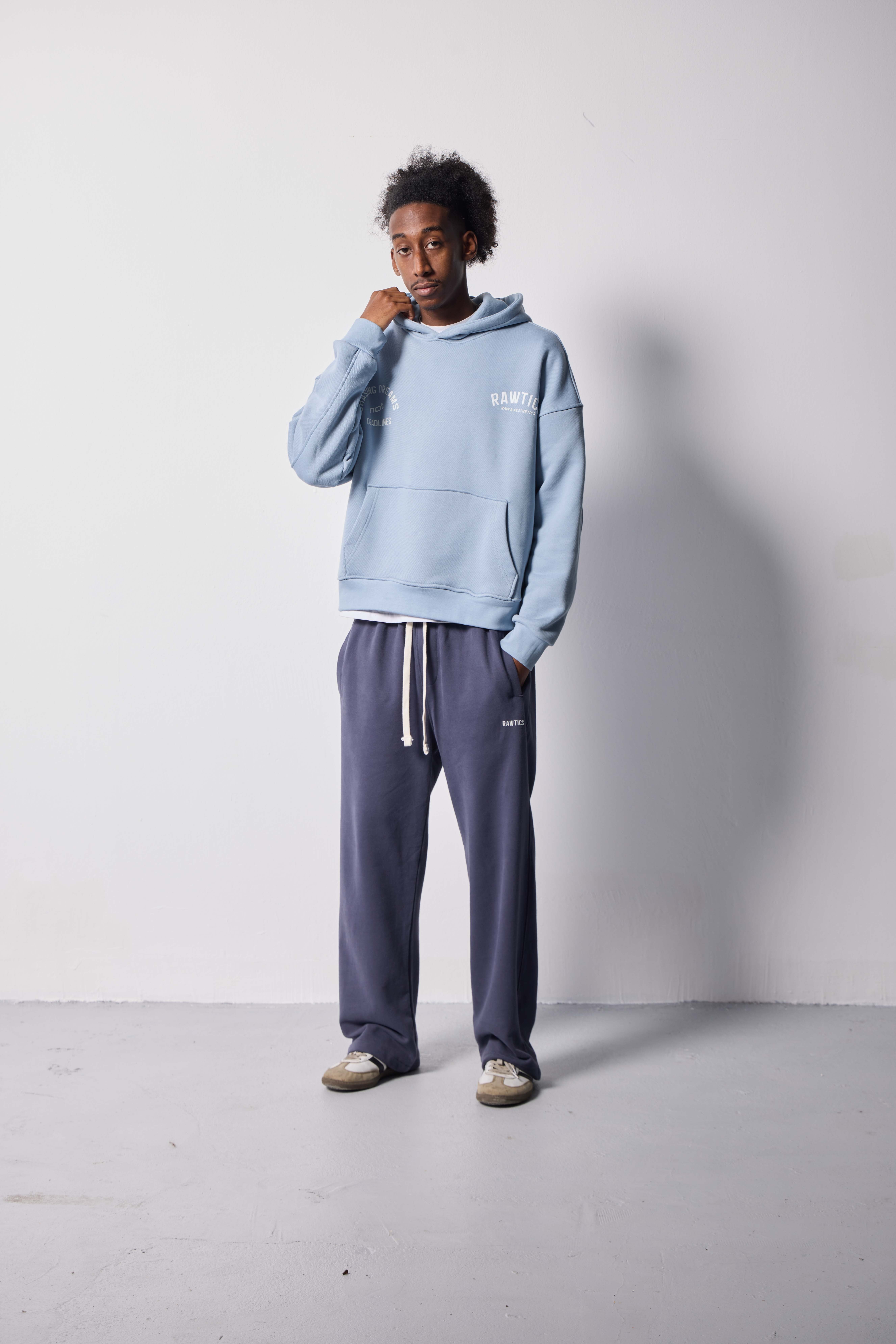 baby mavi 500 GSM Cropped Fit Hoodie