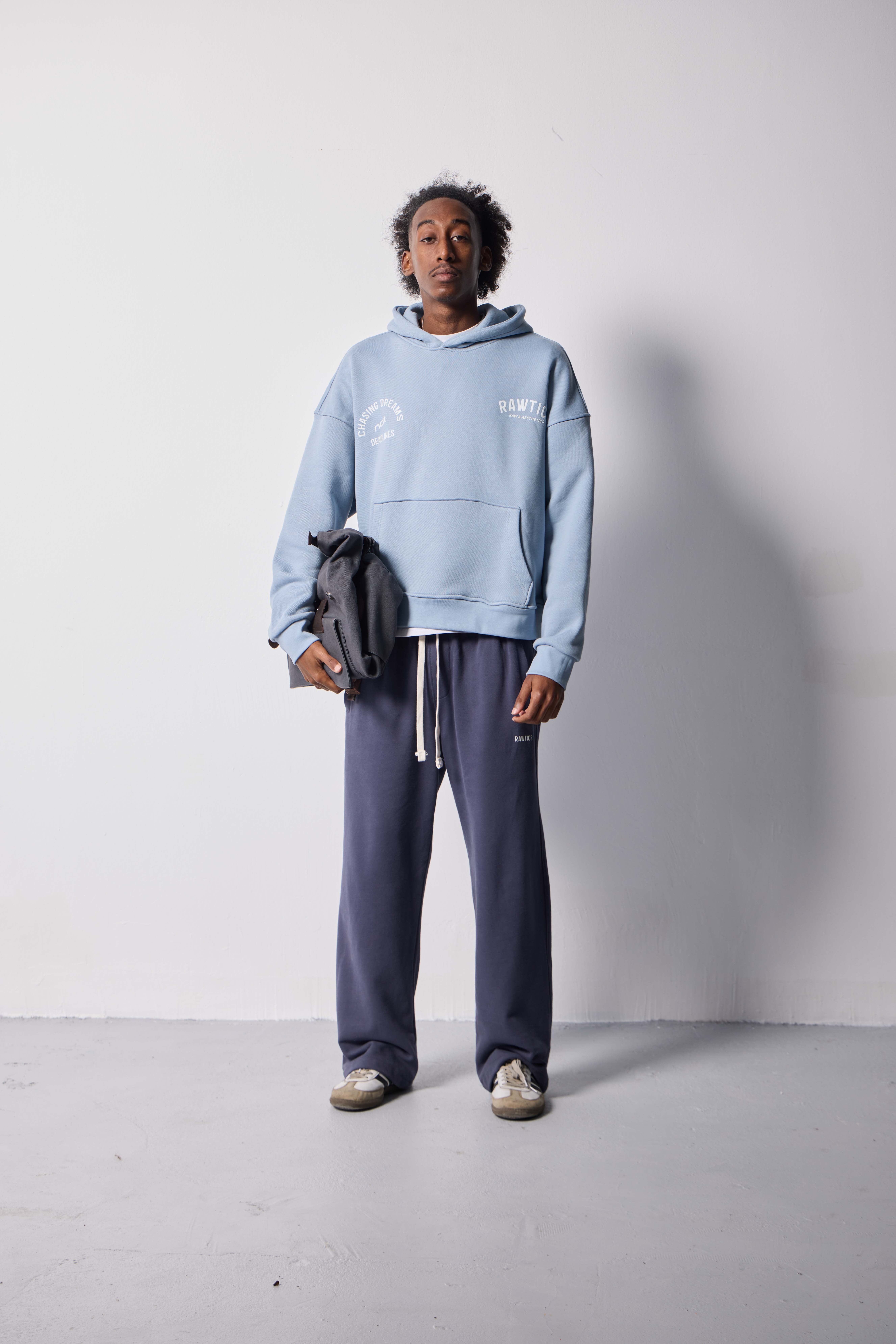baby mavi 500 GSM Cropped Fit Hoodie